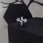 Load image into Gallery viewer, GlintCurve – Twin Stone Ring