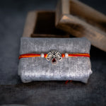 Load image into Gallery viewer, GanpatiGrace – 925 Silver Ganesha Rakhi