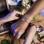 Load image into Gallery viewer, "Feathered Bond" Silver Rakhi for Brother