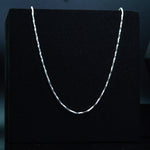 Load image into Gallery viewer, Sterling Silver Wheat/Palma Chain