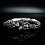 Load image into Gallery viewer, Lord Shiva Silver chain bracelet