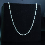 Load image into Gallery viewer, Sterling Silver Twirl Chain
