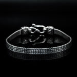 Load image into Gallery viewer, Mens Curb silver chain bracelet