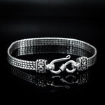Load image into Gallery viewer, Mens Curb silver chain bracelet