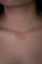 Load image into Gallery viewer, Sterling Silver Box and Bead Chain
