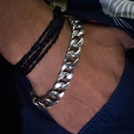 Load image into Gallery viewer, Silver chain bracelet