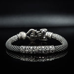 Load image into Gallery viewer, Mahakal Silver chain bracelet