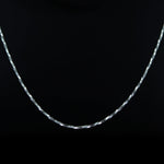 Load image into Gallery viewer, Sterling Silver Wheat/Palma Chain
