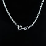 Load image into Gallery viewer, Sterling Silver Zipper Link Chain
