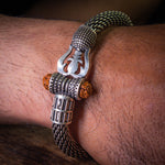 Load image into Gallery viewer, Lord Shiva Silver chain bracelet