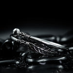 Load image into Gallery viewer, Sterling silver leaf branch bangle