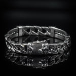 Load image into Gallery viewer, Lustrous Layers Silver Bracelet