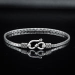 Load image into Gallery viewer, Rectangular curb silver chain