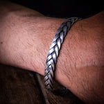 Load image into Gallery viewer, Vintage chain link silver bracelet