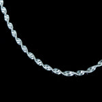 Load image into Gallery viewer, Sterling Silver Twirl Chain