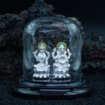 Load image into Gallery viewer, Lakshmi Ganesha Murti in Pure 999 Silver