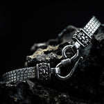 Load image into Gallery viewer, Mens Curb silver chain bracelet