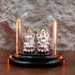 Load image into Gallery viewer, Lakshmi Ganesha Murti in Pure 999 Silver