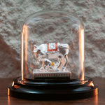 Load image into Gallery viewer, Kamdhenu Cow Murti in Pure 999 Silver