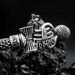 Load image into Gallery viewer, Mahakal Silver chain bracelet