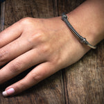 Load image into Gallery viewer, Sterling silver Curl bangle