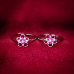 Load image into Gallery viewer, BlossomPink – 925 Silver Toe Ring