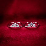 Load image into Gallery viewer, CrownGleam – Silver Toe Rings