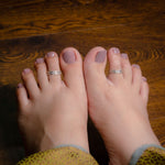 Load image into Gallery viewer, LatticeWeave – 925 Silver Toe Ring