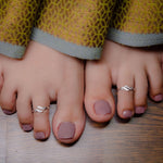 Load image into Gallery viewer, WaveLush – Silver Toe Rings
