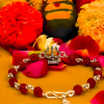 Load image into Gallery viewer, Tritatva – 925 Silver Rudraksha Bracelet