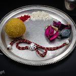 Load image into Gallery viewer, "Ganesha's Blessing" Silver Rakhi for Boys