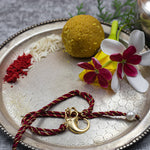 Load image into Gallery viewer, Lord Ganesha Silver Rakhi