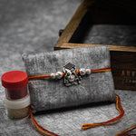 Load image into Gallery viewer, "Blessings of Ganesh" Silver Rakhi