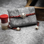 Load image into Gallery viewer, "Ganesha's Blessing" Silver Rakhi for Boys