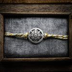 Load image into Gallery viewer, "DIVINE BLOOMS" Silver Rakhi for Brother