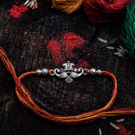 Load image into Gallery viewer, THE ROYAL CROWN” Silver Rakhi