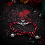 Load image into Gallery viewer, THE ROYAL CROWN” Silver Rakhi
