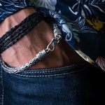 Load image into Gallery viewer, Rustic Charm Silver Bracelet