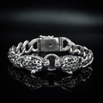 Load image into Gallery viewer, Silver Lion Bracelet