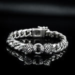 Load image into Gallery viewer, Silver Lion Bracelet