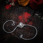 Load image into Gallery viewer, "Ganesha's Blessing" Silver Rakhi for Boys