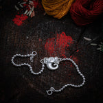 Load image into Gallery viewer, “Sacred blessings” Lord Ganesha Silver Rakhi