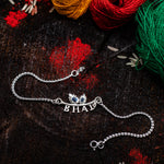 Load image into Gallery viewer, "Feathered Bond" Silver Rakhi for Brother