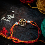 Load image into Gallery viewer, Divine Blessings – Ganesha 925 Silver Rakhi

