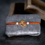 Load image into Gallery viewer, Krishna’s Blessing – Mor Pankh 925 Silver Rakhi

