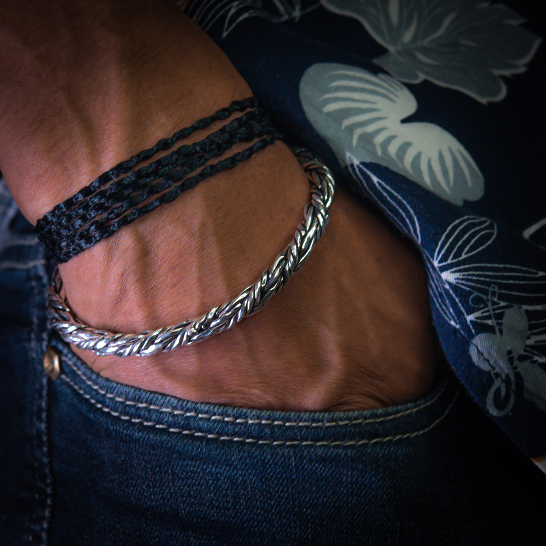 Mystic Knot Silver Bracelet