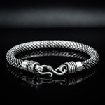 Load image into Gallery viewer, Fierce Snake Silver chain Bracelet
