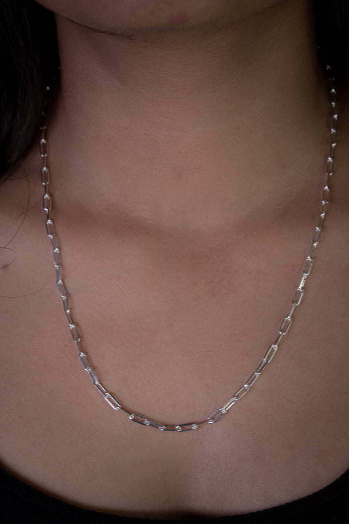 Sterling Silver Figaro Chain