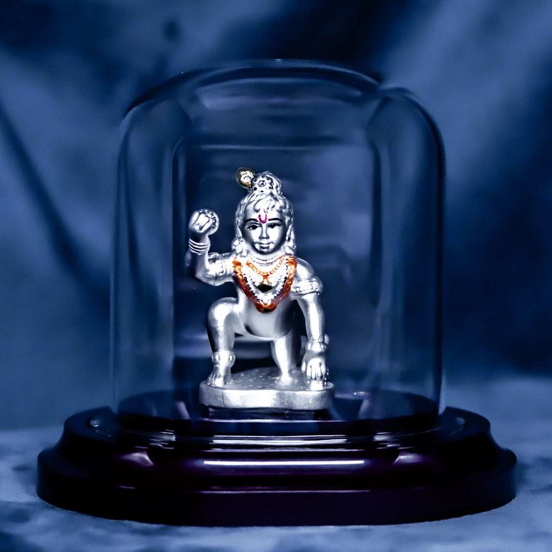 Bal Krishna Murti in Pure 999 Silver