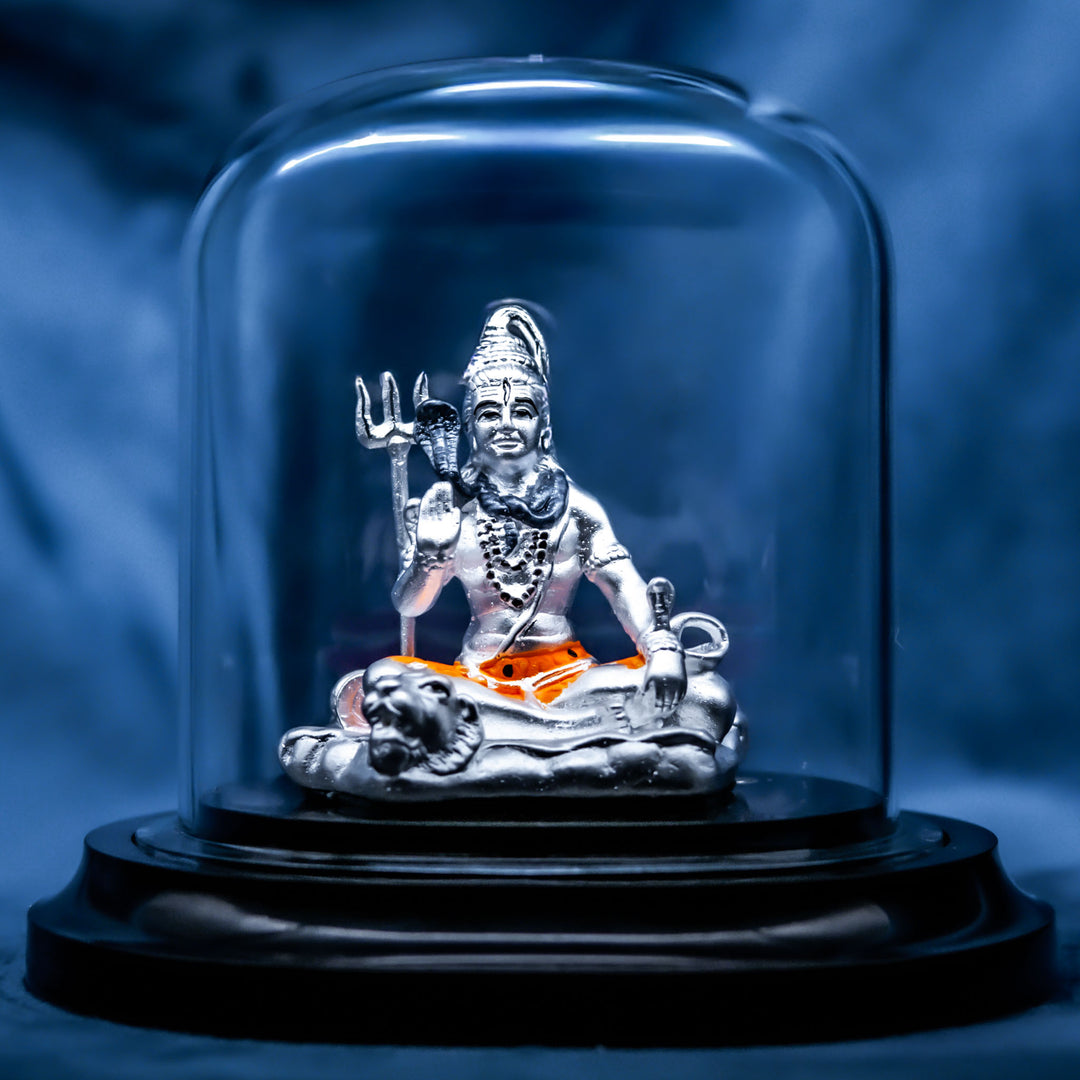 Shiv Ji Murti in Pure 999 Silver
